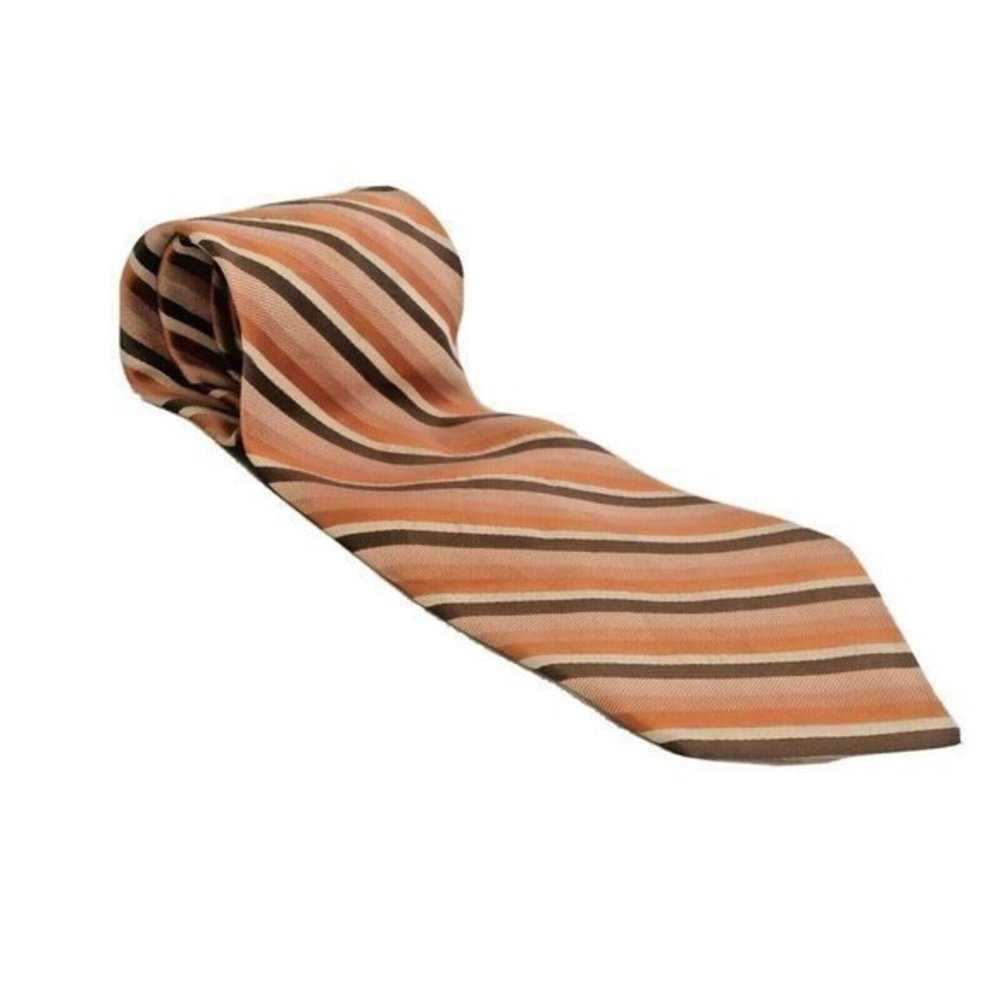 Perry Ellis Portfolio Neck Tie Mens Classic 58 "  100% Silk Multicolored Square